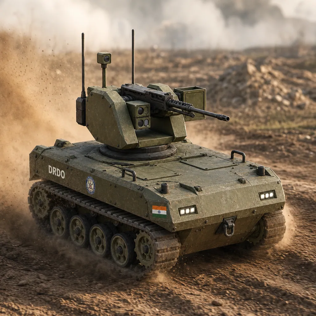 DRDO Unmanned Tank